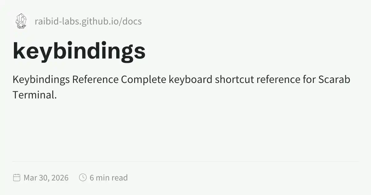 keybindings